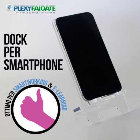 Dock porta telefono plexiglass
