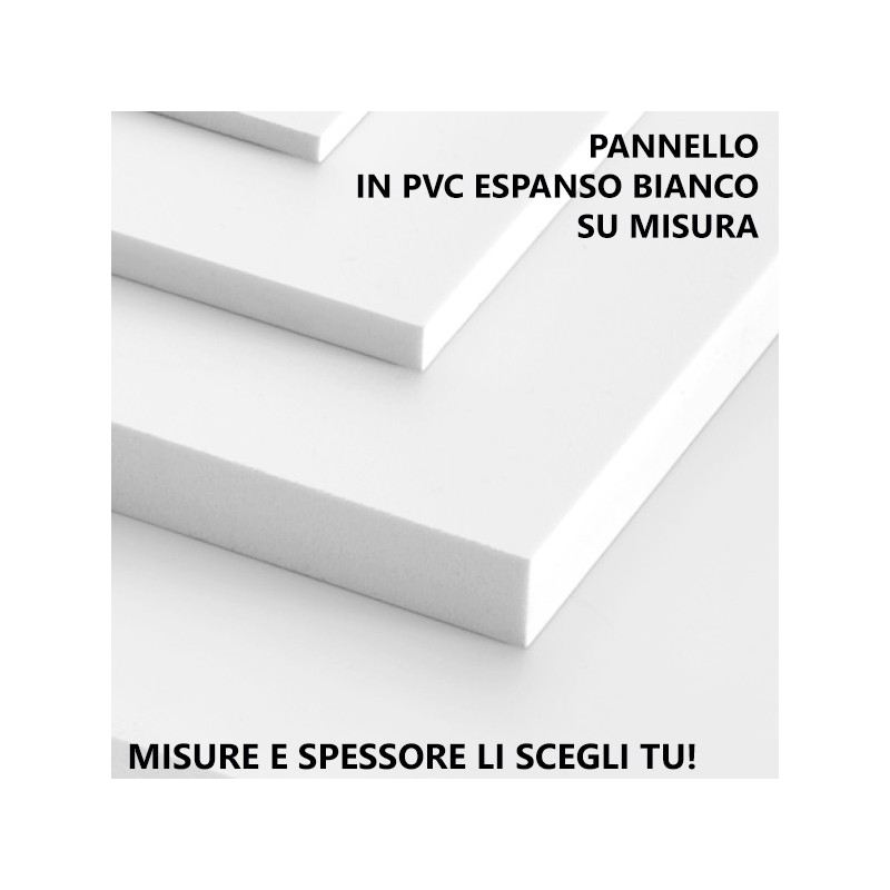 Pannello in PVC Epanso bianco (Forex) su misura